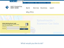 Tablet Screenshot of firstfcu.org